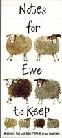 Alex Clark Sheep Magnetic to Do List Pad Note Pad 100 Sheets