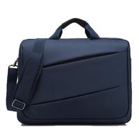 Laptop Bag Large Capacity Laptop Bag Waterproof Shoulder Computer Bag Diagonal Package 17.3 inch Men Women Briefcase Business,Blue