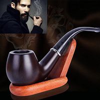 Euone Smoking Pipe Clearance, New Retro Enchase Durable Resin Smoking Pipe Tobacco Pipes Cigar Gift