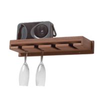 Whitecap Teak Wineglass Rack w/Shelf consumer electronics