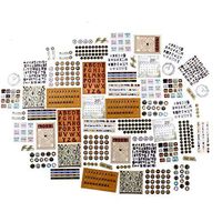 DIY Notebook Laptop Stickers Pack, Vsco Girl Kids Washi Sticker for Diary Album Notebook Scrapbook Cell Phone Notebook Suitcase Cute Stationery Sticker, Pack of 60pc