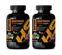 Immune System multivitamin - ADAPTOGEN Premium Complex - Ginseng Weight Loss - 2 Bottles 120 Vegetable Capsules