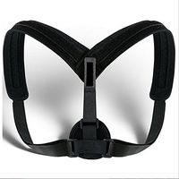 Back Posture Corrector Clavicle Brace Support 1 PC Adjustable Figure Black