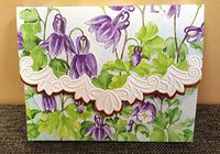 Carol Wilson Fine Arts Inc. Lilac Drops Portfolio Notecard Set NCP2504