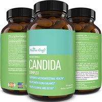 Natures Craft's Candida Cleanse Detox Supplement - Natural Herbs Oregano Leaf Extract Probiotics Acidophilus Eliminate Yeast Overgrowth - Pure Cleanser Detoxify Candida Albicans Fast 90 Capsules