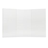 Polaroid PL3X4FRCV Clear Acrylic V Shaped Frame for 3x4 Photo Paper (POP), Colorful