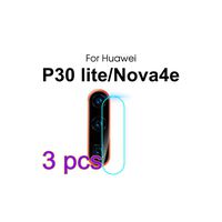 Morenitor Back Camera Lens Protector for Huawei P30 Lite, 3Pcs [No Bubbles] HD Clear Camera Tempered Glass Screen Protector Cover Film for Huawei P30 Lite/Nova 4e