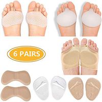 Metatarsal Pads Ball of Foot Cushions for Women mortons Neuroma Pads high Heel Cushion Inserts Silicone sesamoiditis Foot Pads Forefoot pad Callus Pads metarsal Support Shoe Pads for Women and Men