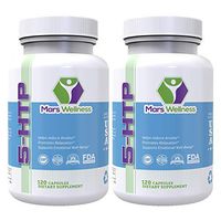 5-HTP 200 mg Supplement - 120 Capsules Per Bottle - Mood Booster - Sleep Aid - Hydroxytryptophan - Serotonin Boost