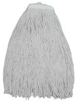 Zephyr 10012 Shineup 4-ply Cotton 12oz Cut End Wet Mop Head with 1-1/4" Regular Headband (Pack of 12)