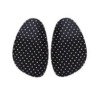 3 Pairs Girl Skid-Proof Forefoot Pads Shoe Insoles, White Dots
