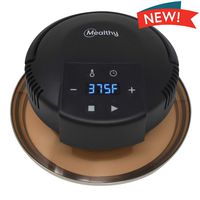 Mealthy CrispLid for Pressure Cooker (NEW): Turn any Pressure Cooker into an Air Fryer & Dehydrator: Air fry, Crisp, Broil & Dehydrate (NEW); fits 6&8Qt, Deep Basket (NEW), Trivet, Silicone Mat, Tongs