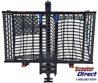 Patriotic Electric Lift US208 Power Wheelchair Carrier Electric Vehicle Lift Hitch Mount Platform Veterans