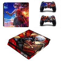 Skin Sticker - Vinyl Skin PS4 Slim Skin Sticker Tokyo Ghoul Decal Stickers for PS4 Slim Console and Controller for PS4 Slim Skin, PS4 Pro Skin, Ps4 Skin Sticker A166