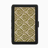 Perfection In Style Black Color Metal Cigarette Case Vintage Wallpaper Design 004