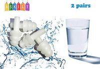 High Fidelity Ear Plugs Noise Cancelling Reusable Earplugs for Sleeping and Swimming etc,Protection Earplugs Block and Muffle The Annoying Sounds (White,2 Pairs)