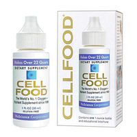 Cellfood Liquid Concentrate, 1 oz. Bottle – Oxygen Supplement, Peak Performance - Contains Seaweed Sourced Minerals, Enzymes, Amino Acids, Electrolytes, Superior Absorption - Gluten Free, GMO Free