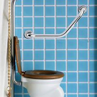 Bath Grab Bar, 17.52 Bathtub Arm Safe-Grip Bar Stainless Steel Shower Handle Wall Mount Handicap Grab Bars for The Elderly.