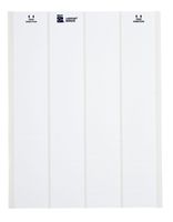 Brady LAT-21-773-1 2.5" Width x 1" Height, B-773 Metallized Polyester, Matte Finish Silver Laser Printable Label (Pack of 1000)