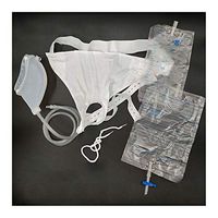 Urine Bag Female Silicone, Patient Urinary Silica Gel Elderly Bed Urinal Adult Urinary Incontinence Catheter,1Pcs