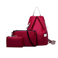 Hot sale!Todaies Fashion Women Handbag Shoulder Bag Backpack Ladies Purse 5 Colors (3Pcs, Wine)