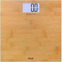 American Weigh Scales Digital Bamboo Bathroom Scale 1 ea (Pack of 4)