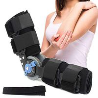 Arm Sling Brace Support,Fixed Fingers Wrist Adjustable Forearm Elbow Shoulder Immobilizer with Strap Aluminum Cotton Adjust for Pain, Sprains,rightarm
