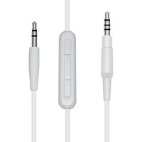 Replacement SoundTrue Headphone Audio Cable Inline Remote Volume & Mic Compatible with Bose SoundTrue Headset On-Ear 2/OE2/OE2i/QC25/QC35/Soundlink (White)