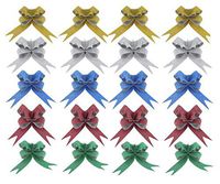 50 Pack Large Gift Wrapping Ribbons Pull Bows for Wedding Christmas Valentine's Decoration