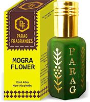 Parag Fragrances Mogra Flower Attar 1 Tola / 12ml (Crystal Series) (Limited Time Launching Offer Pack) Natural Distiled Attar/Alcohol Free Attar/Long Lasting Attar