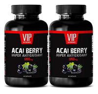 Immune aid - ACAI Berry 1200MG - Best ANTIOXIDANT - Increase Metabolism - Immune Booster - acai Fruit Oil - 2 Bottles (120 Capsules)