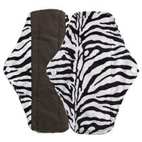 Voberry® Reusable Bamboo Cloth Washable Menstrual Pad Mama Sanitary Towel Pad (M, Green) (L, Black)