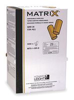 Howard Leight Matrix Single-Use Earplugs, Orange, Uncorded, Bulk Refill for Leight, MTX-1-OR-D