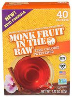 Monk Fruit in the Raw New Keto-Friendly Monk Fruit In The Raw, 40 Packets