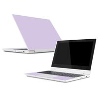 Mightyskins Skin Compatible with Lenovo Chromebook C330 (2018) - Solid Lilac | Protective, Durable, and Unique Vinyl Decal Wrap Cover | Easy to Apply, Remove, and Change Styles | Made in The USA