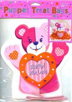 Cello Treat Bags - Teddy Bear Shaped Bags - 36 Cnt