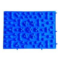 Elevin(TM) Large Colorful Acupuncture Foot Massager Medical Therapy Mat Foot Massage Pad (Blue)