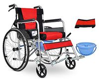 TX Medical Wheelchair Lightweight Steel Multifunction Portable Potty,A