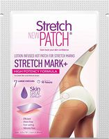 Stretch Patch Stretch Mark+ High Potency Formula - Lotion Infused Hot Patch for Stretch Marks 7 Patches per Pack