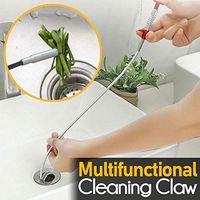 Spring Pipe Dredging Tool, Ultimate Drain Cleaning Claw Catcher, Multifunctional Cleaning Claw, Drain Snake Hair Drain Clog Remover Cleaning Tool, Catcher Sink Cleaner Home Improvement Tools (1PC)