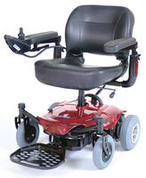 Cobalt Travel Power Wheelchair Color: Red