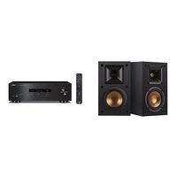 Yamaha R-S202BL Stereo Receiver  with Klipsch R14M Speakers
