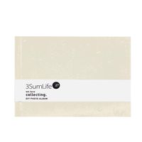 3SumLife Scrapbook Polaroid Photo Album DIY Fujifilm Instax Album Hard Cover Elegant Memory Book With Accessories Christmas Family Valentines Day Thanksgiving Day and Birthday Gift 4C(white)