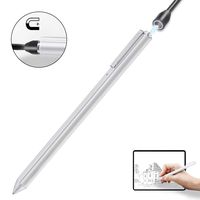 Sufiya Active Stylus Pens for Touch Screens, Rechargeable Tablet Stylus Pencil Compatible for iPad iPhone and Other Touch Screen Smartphones Tablets Laptops(Silver)
