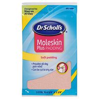 Dr. Scholl's Moleskin Plus Padding -- 3 Strips (Quantity of 5)
