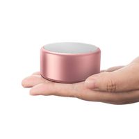 Bluetooth Wireless Speaker IPX7 Waterproof Portable Travel Ture Wireless Stereo (TWS) Speaker with Bluetooth 5.0, Bass up, Wireless Stereo Pairing/for Smartphones, Tablets, Laptops (1 Pack, Rose Gold)