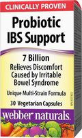 Webber Naturals Probiotic IBS Support, 30 Vegetarian Capsule