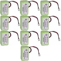 SPS Brand 4.8V 700mAh Rechargeable Replacement Battery for Emergency Light Emergi-Lite BL93NC487 (10 Pack)
