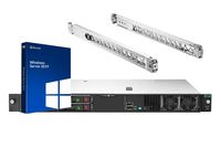 HPE ProLiant DL20 Gen10 Rack Server, Intel Xeon E-2136 6-Core 3.3GHz 12MB, 32GB DDR4 2666MHz RAM, 4TB SSD, RAID, iLO 5, Windows 2019