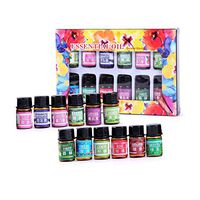 Essential Oil Sets, general3 12 Fragrance3ML/Box Water Soluble Plant Essential Oil, Pure Aromatherapy Essential Oil Skin Care Bath Massage Beauty (Colorful)